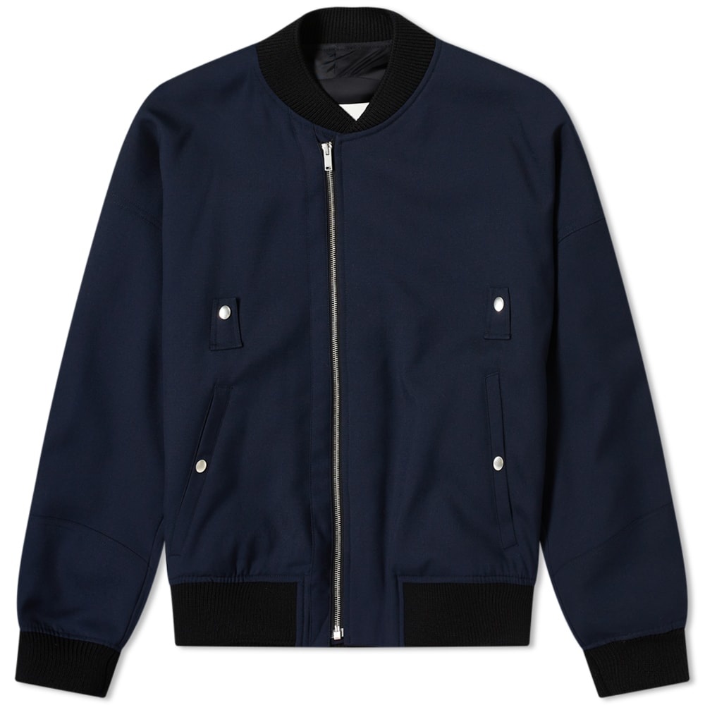 Jil Sander Gabardine Bomber Jacket - 1