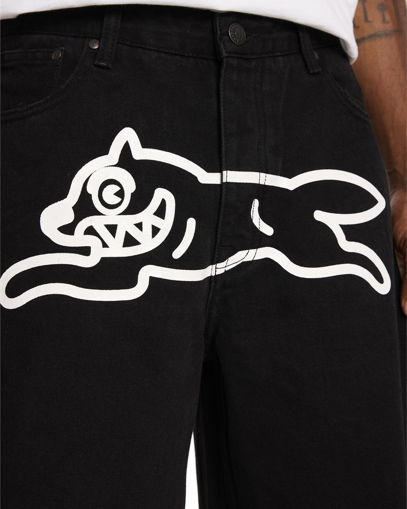 BIG BLACK JEAN SHORTS 5