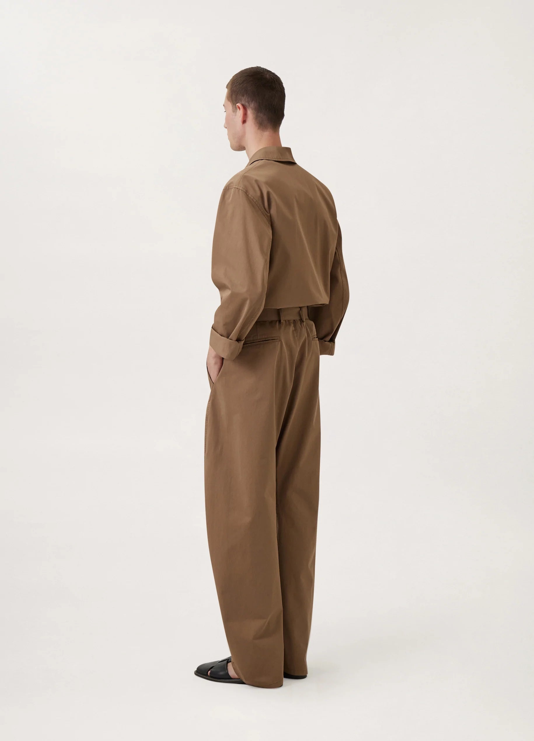 LIGHT BELTED TWISTED PANTS
COTTON TWILL - 12