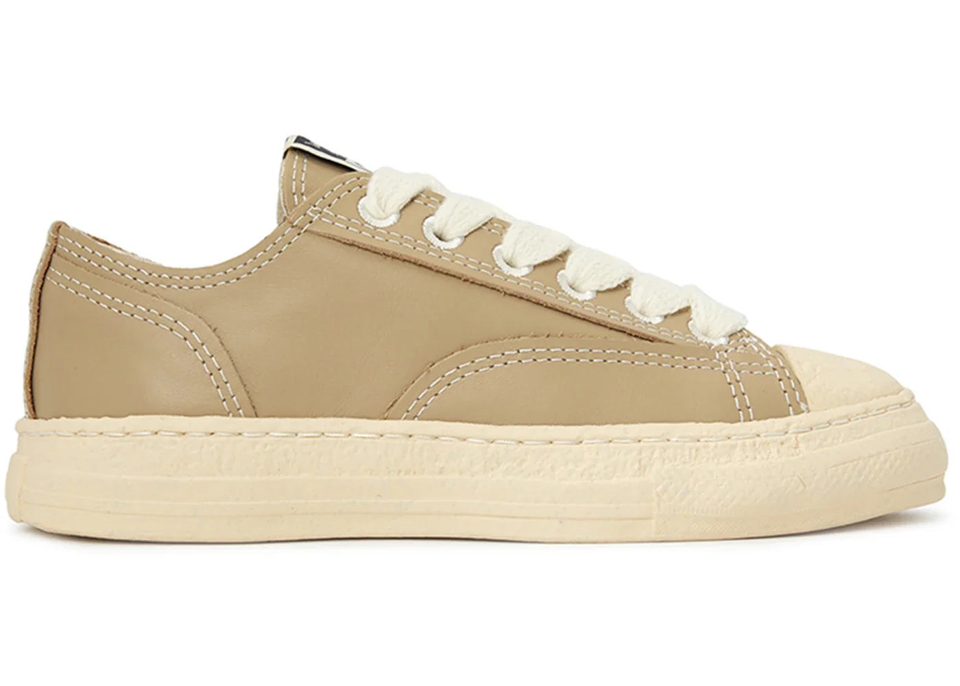 Maison Mihara Yasuhiro Trent Leather Low Beige - 1