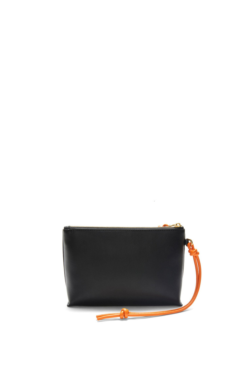 Knot T pouch in shiny nappa calfskin 3