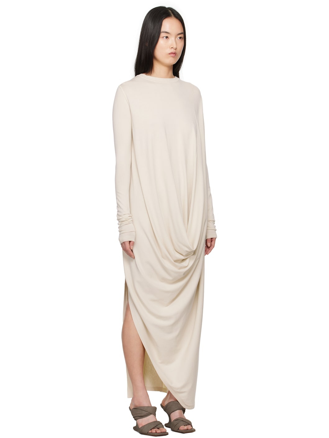 Off-White Hollywood Twisted Midi Dress - 2