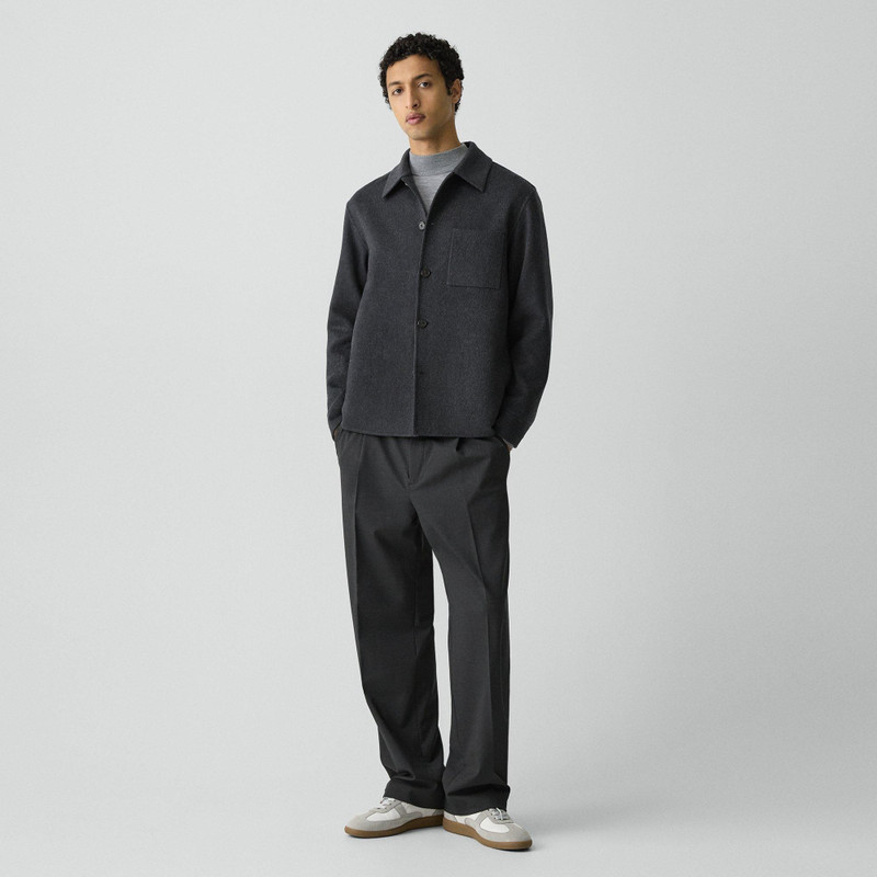 Theory Overshirt in Double-Face Wool-Cashmere outlook