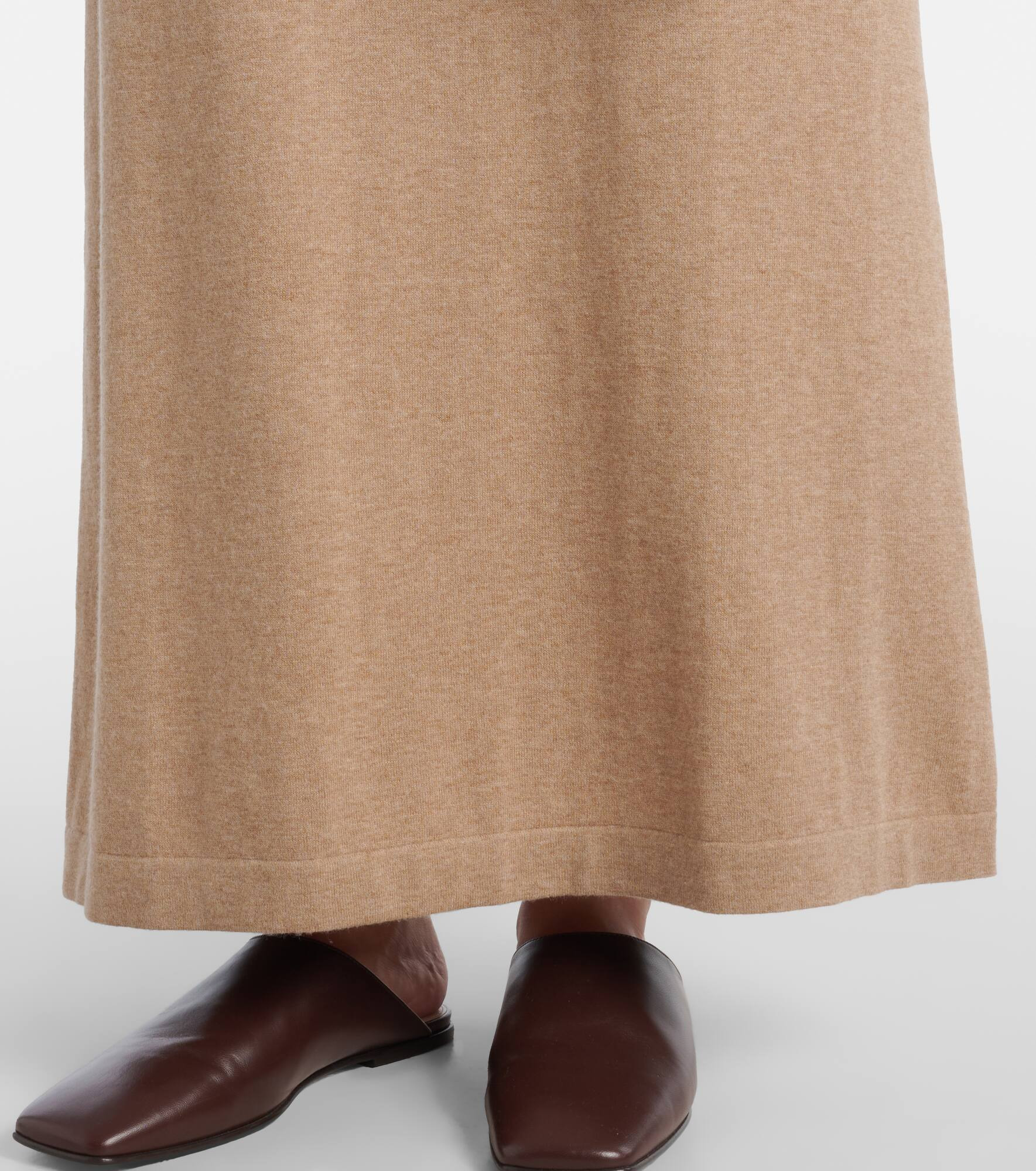Angeline cotton and cashmere maxi dress - 6