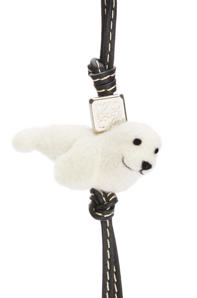 Loewe Seal charm in felt and calfskin outlook