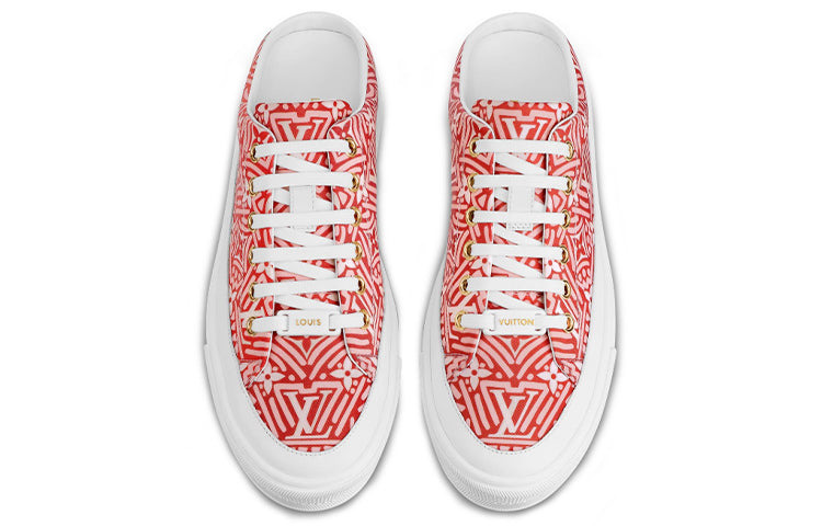 (WMNS) LOUIS VUITTON Crafty Stellar Mules 'Red White' 1A85NN - 5