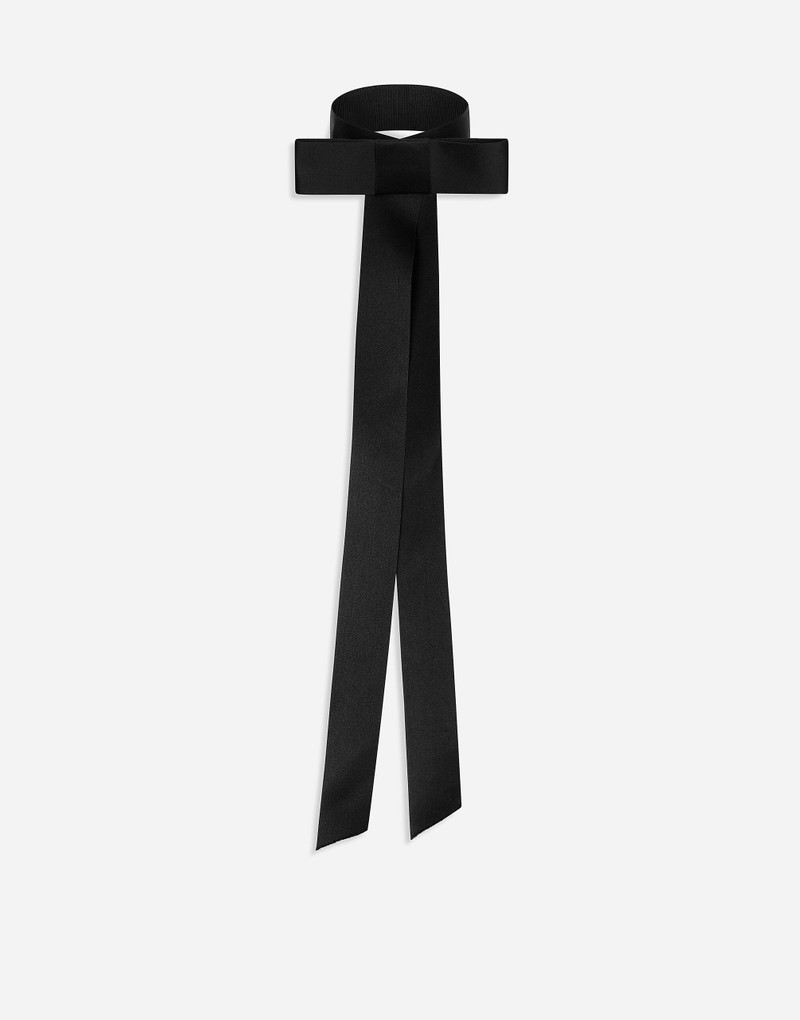 Tie choker with bow 1