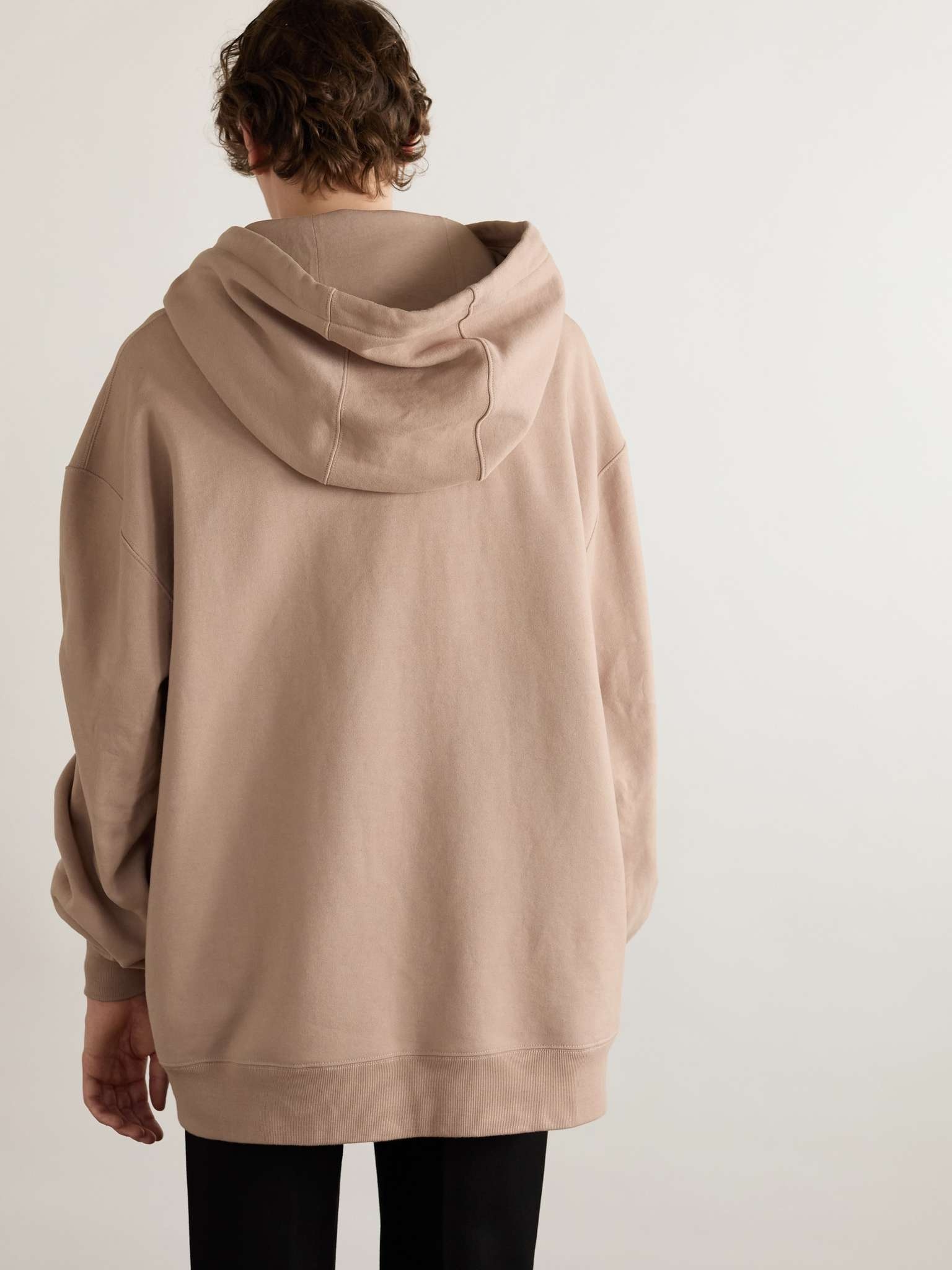 Saint Laurent OVERSIZE HOODIE コットン フーディ 799171Y36SW Saint Laurent Oversize Hoodie with Logo - Bergdorf Goodman