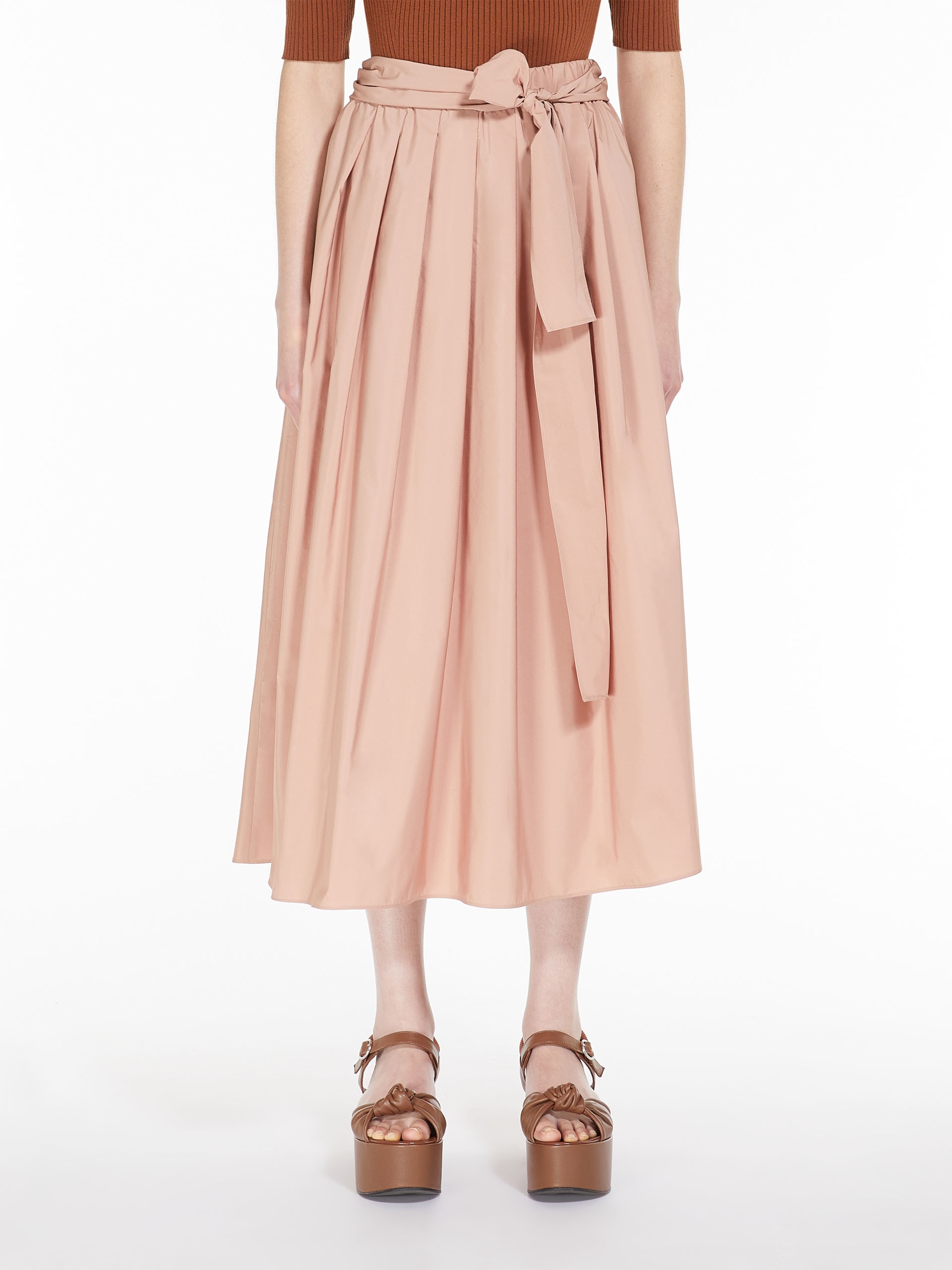 ZARDA Full skirt in taffeta - 3