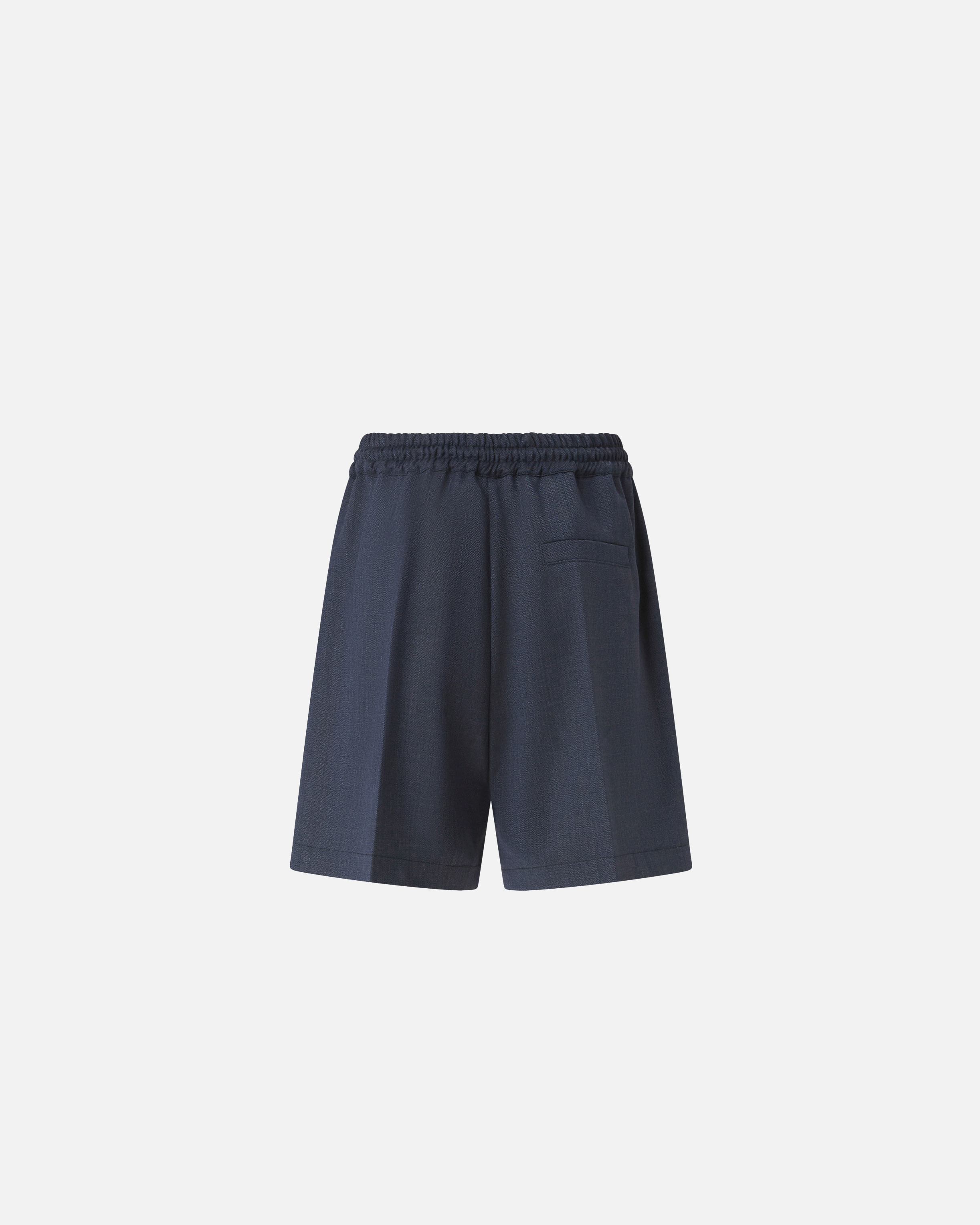 TEXTURED WOOL SHORTS - 6