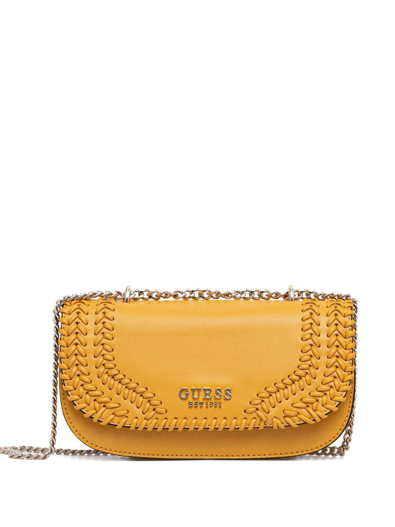 Tatum mini woven chain-strap cross-body bag 1
