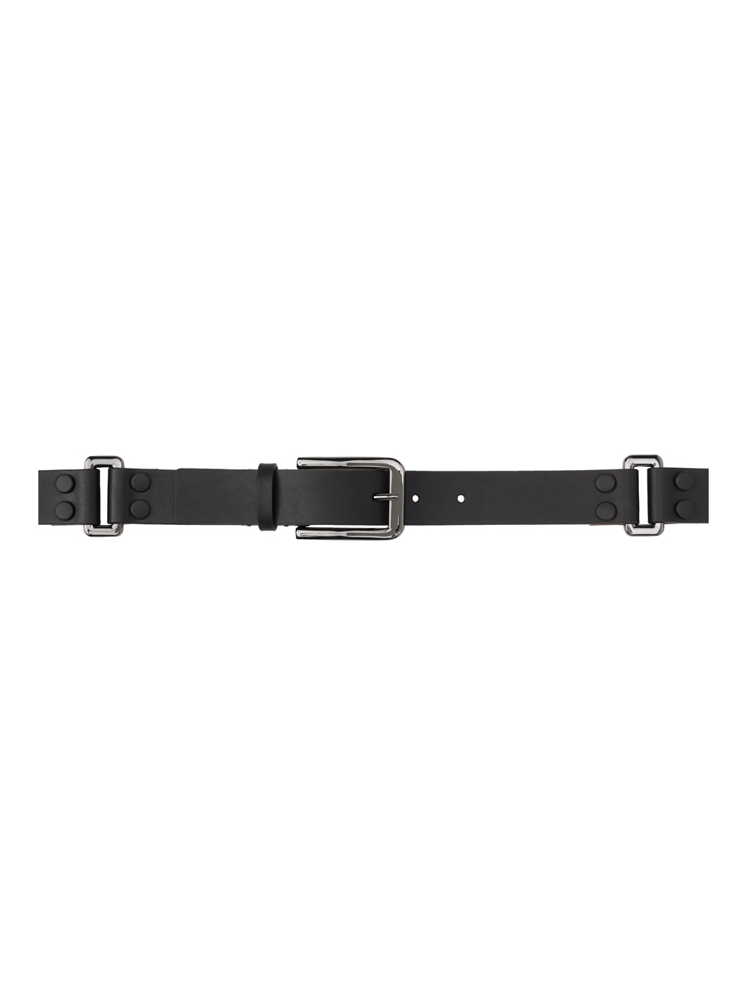 Black Pin-Buckle Belt - 1