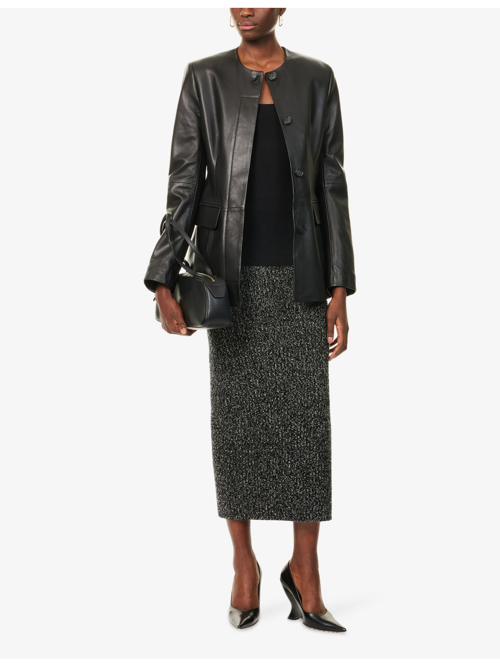 Rodano Ribbed Wool-Blend Midi Skirt - 2