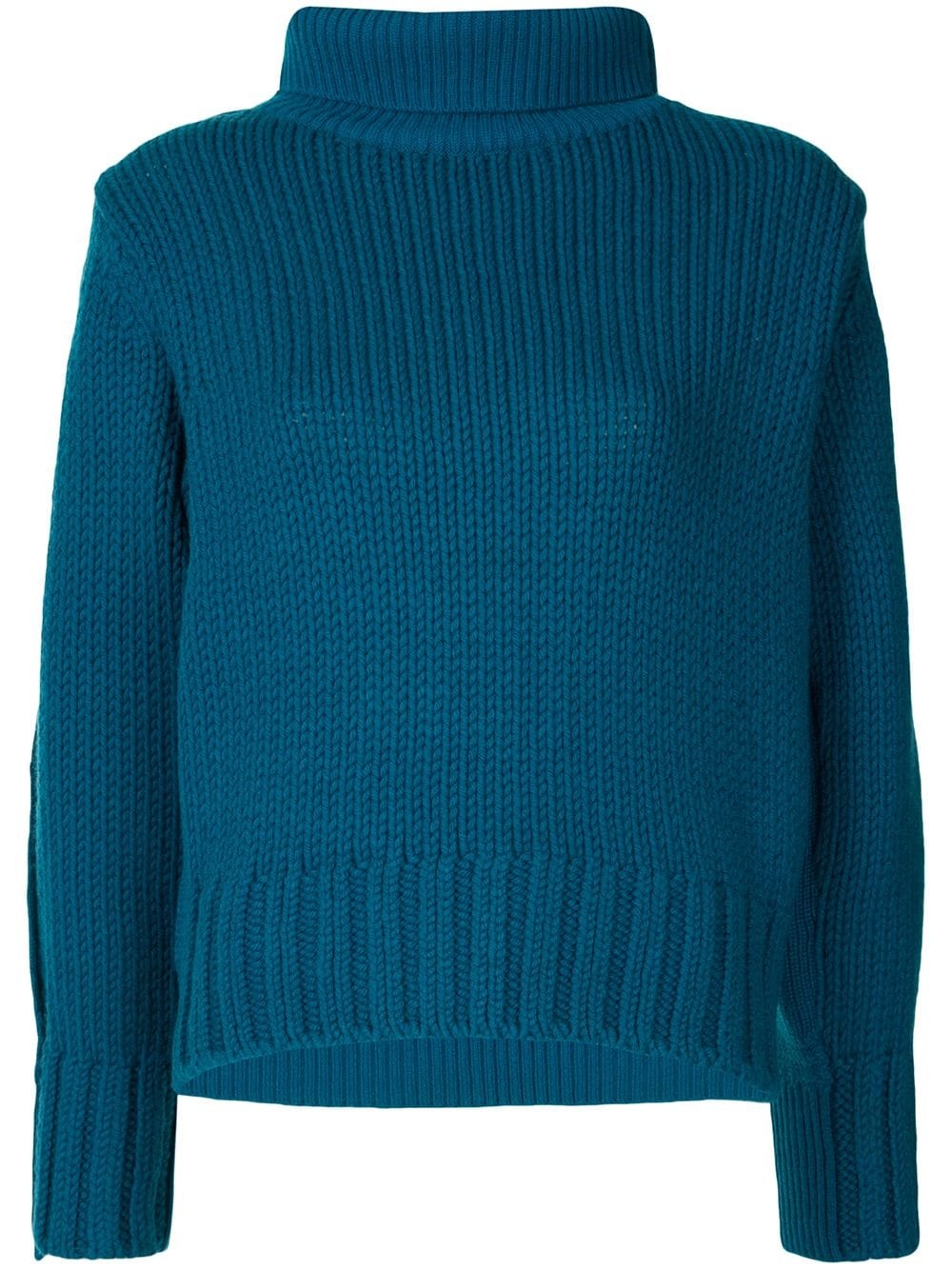 zipped shoulder jumper - 1