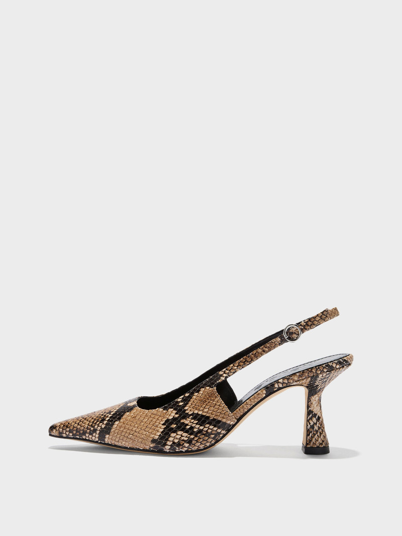 Fernanda Snake Print Pumps 1
