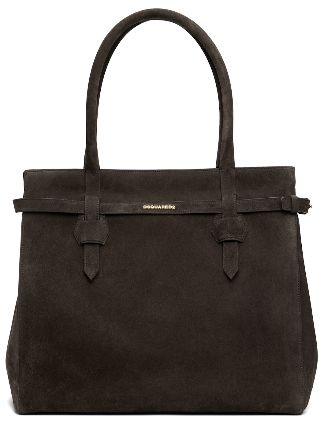 Brown Twin Shopping Tote - 1
