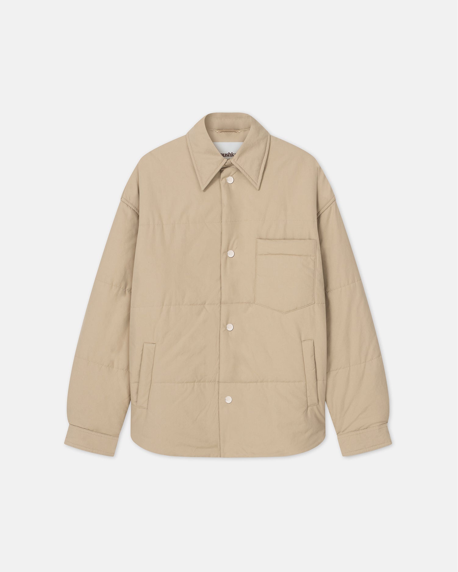 Padded Tech Poplin Overshirt - 3