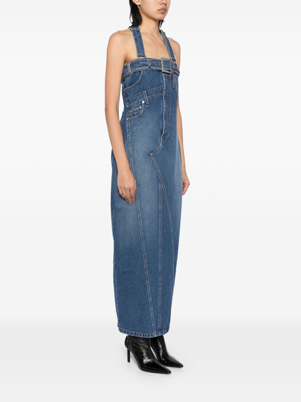 The denim overall dress - 3
