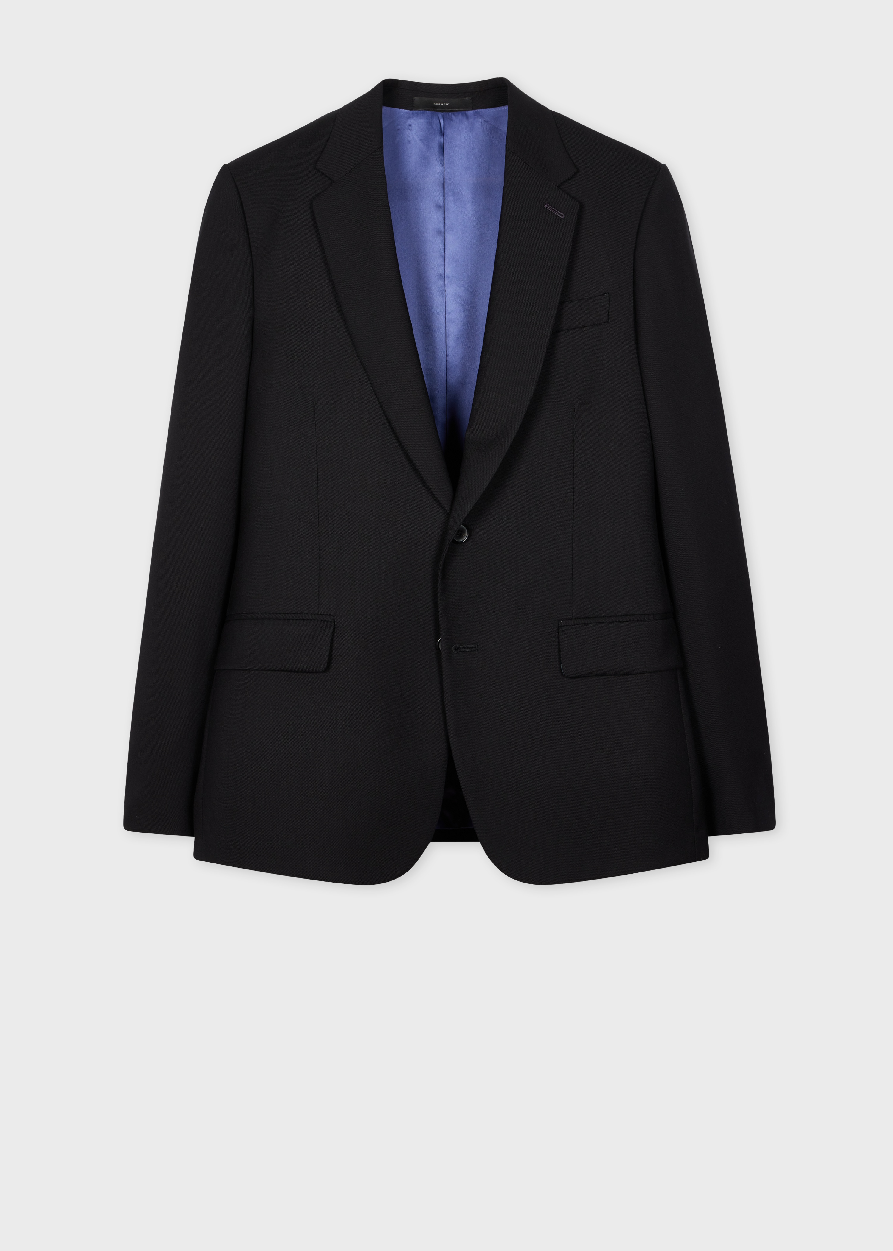 The Soho - Tailored-Fit Black Wool 'A Suit To Travel In' Blazer - 1