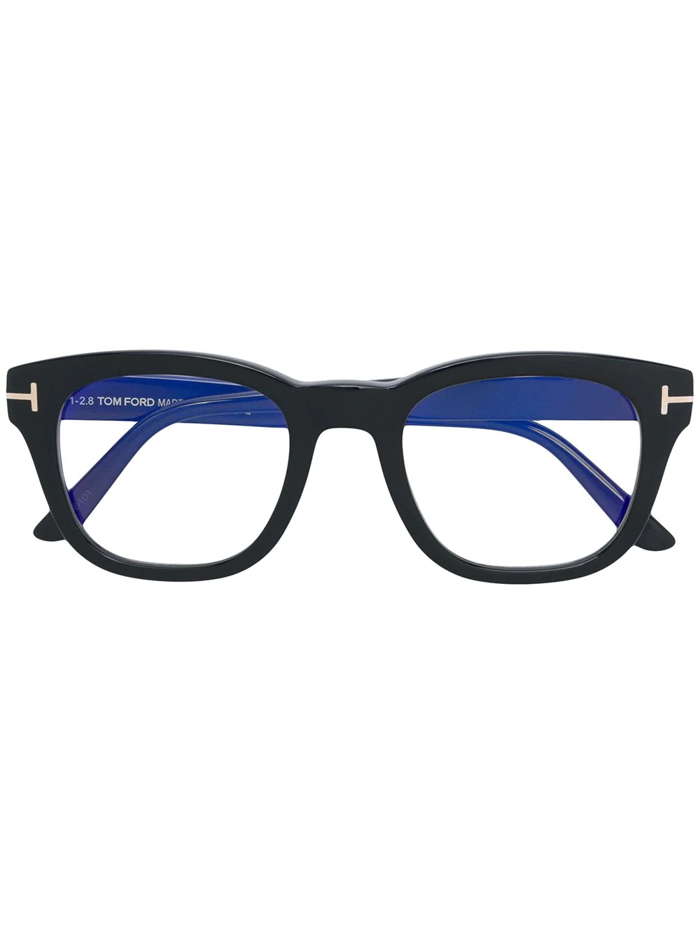 square acetate glasses - 1