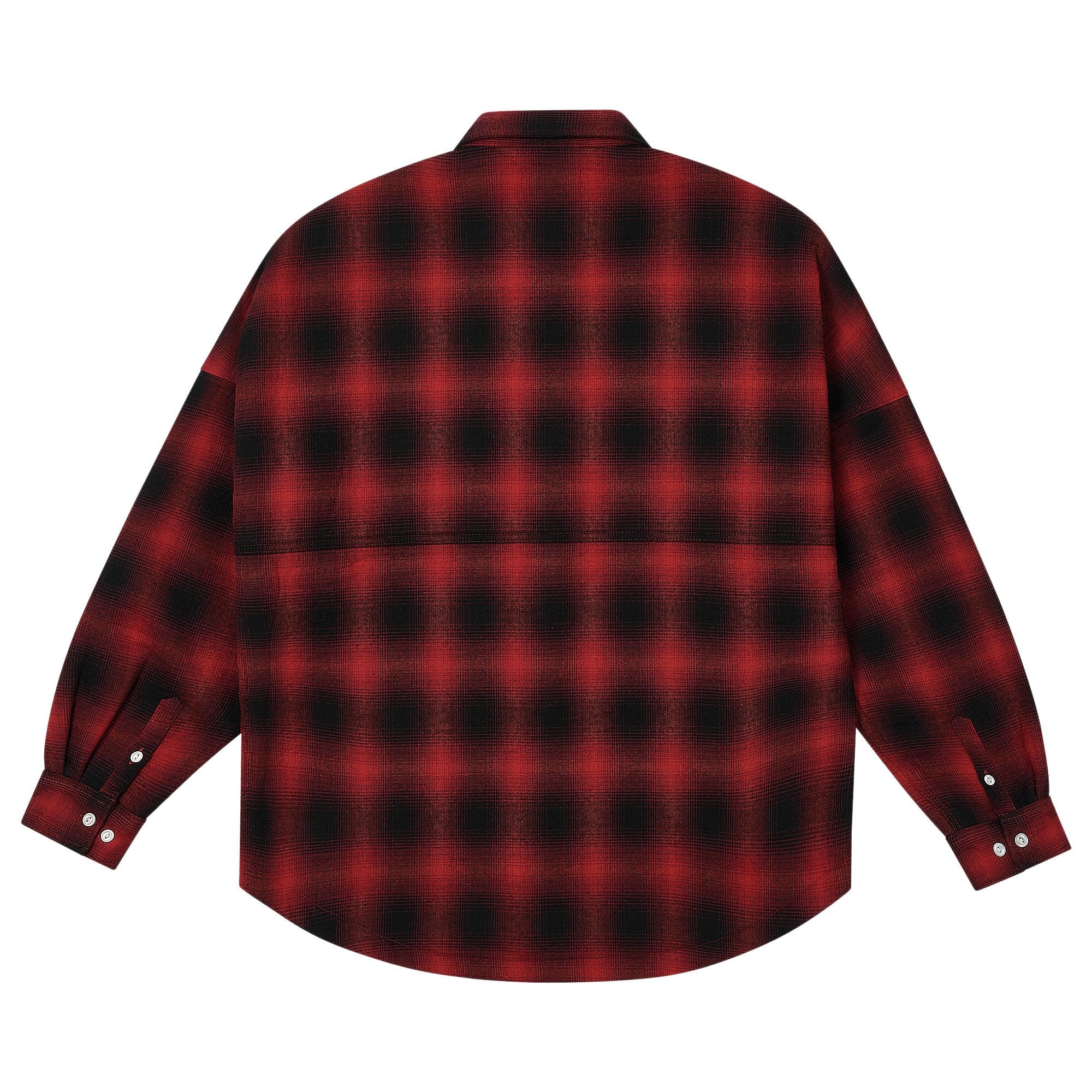 Palace Ombre Flannel Shirt 'Red' - 3