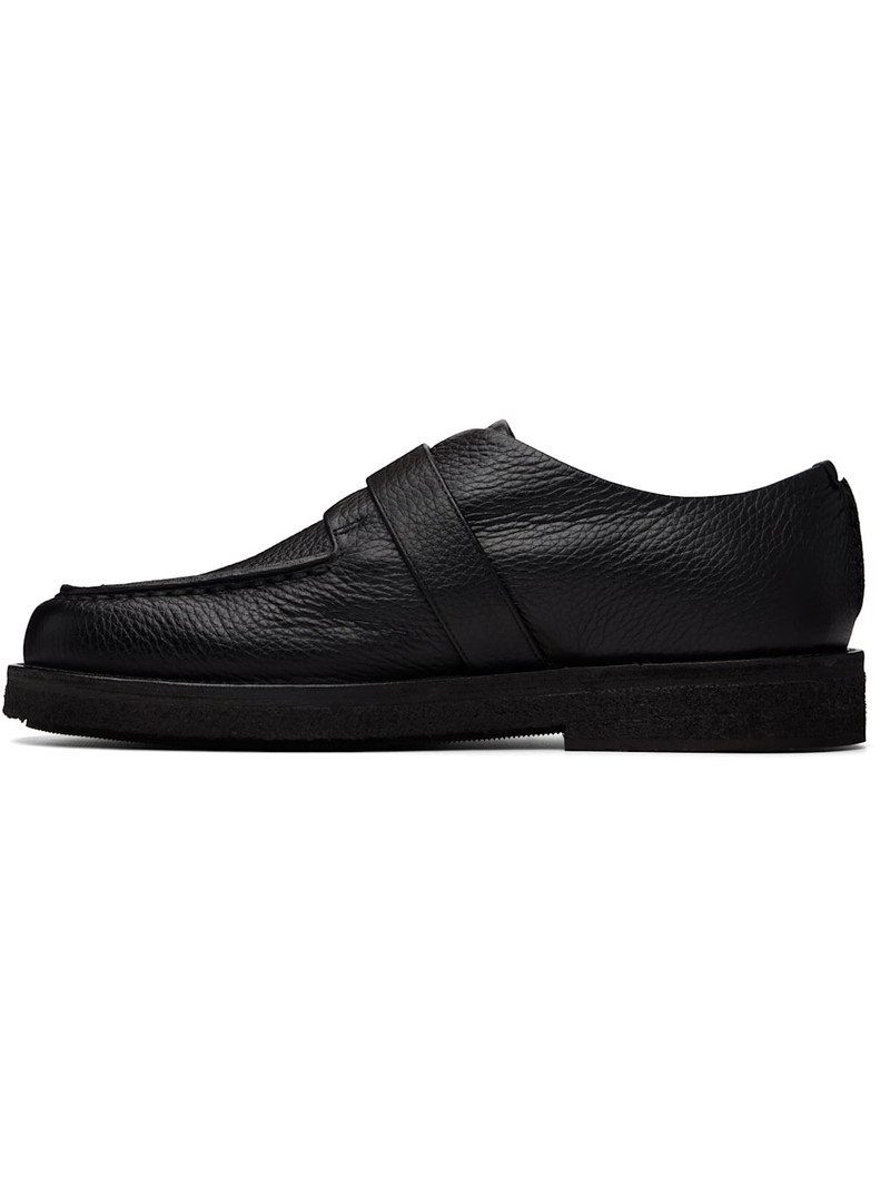 Marsèll Black Moccar Leather Loafers outlook