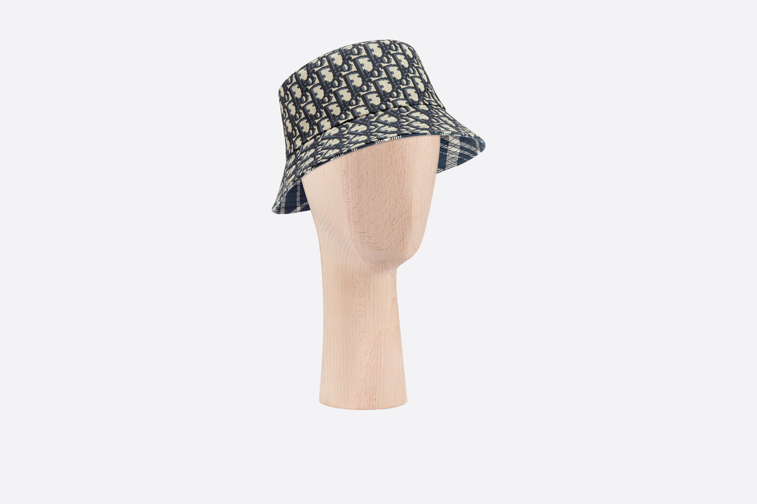 Reversible Check'n'Dior Pop Small Brim Bucket Hat - 6