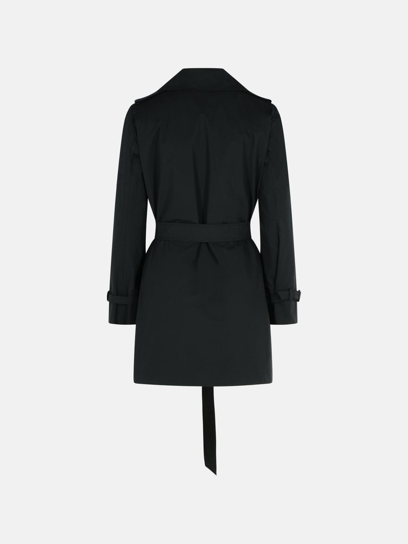 Max Mara 'LANDA' BLACK COTTON TRENCH COAT outlook