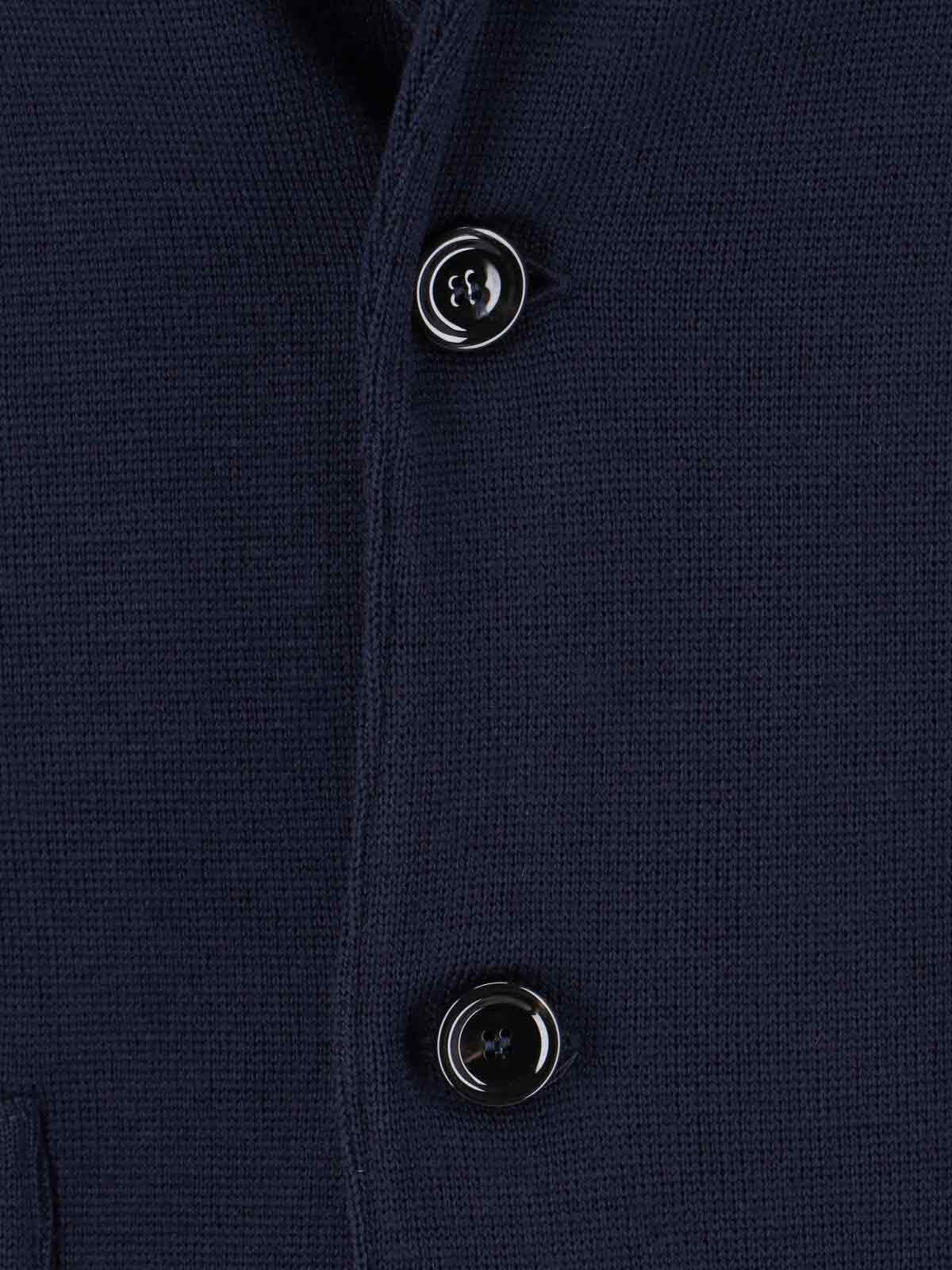 SINGLE-BREASTED VIRGIN WOOL BLAZER - 4