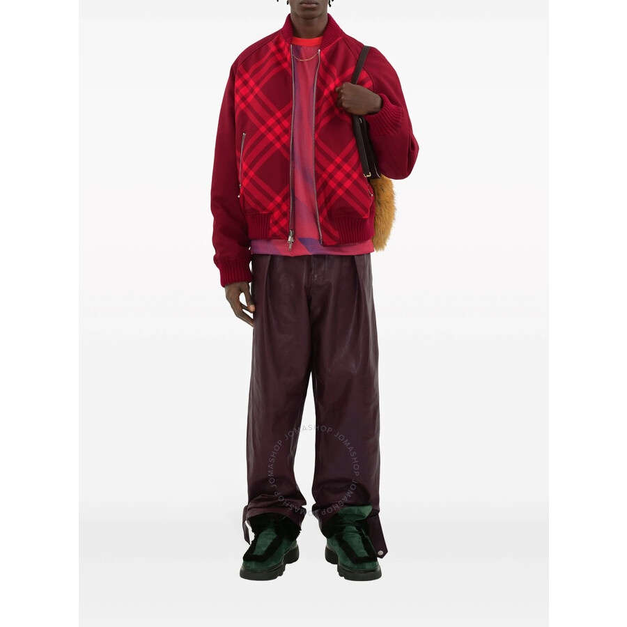 Burberry Men's Ripple Reversible Check-Print Bomber Jacket - 2