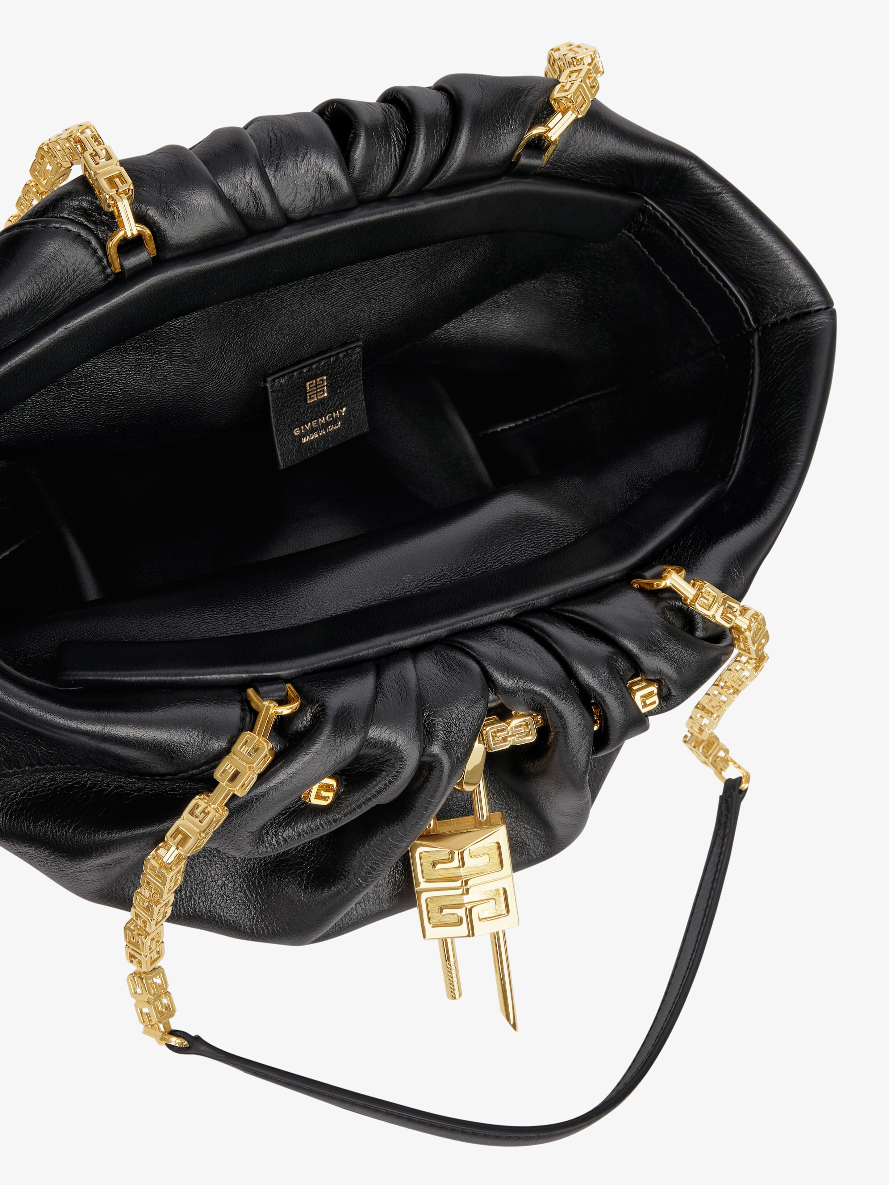 SMALL KENNY BAG IN SMOOTH LEATHER - 5
