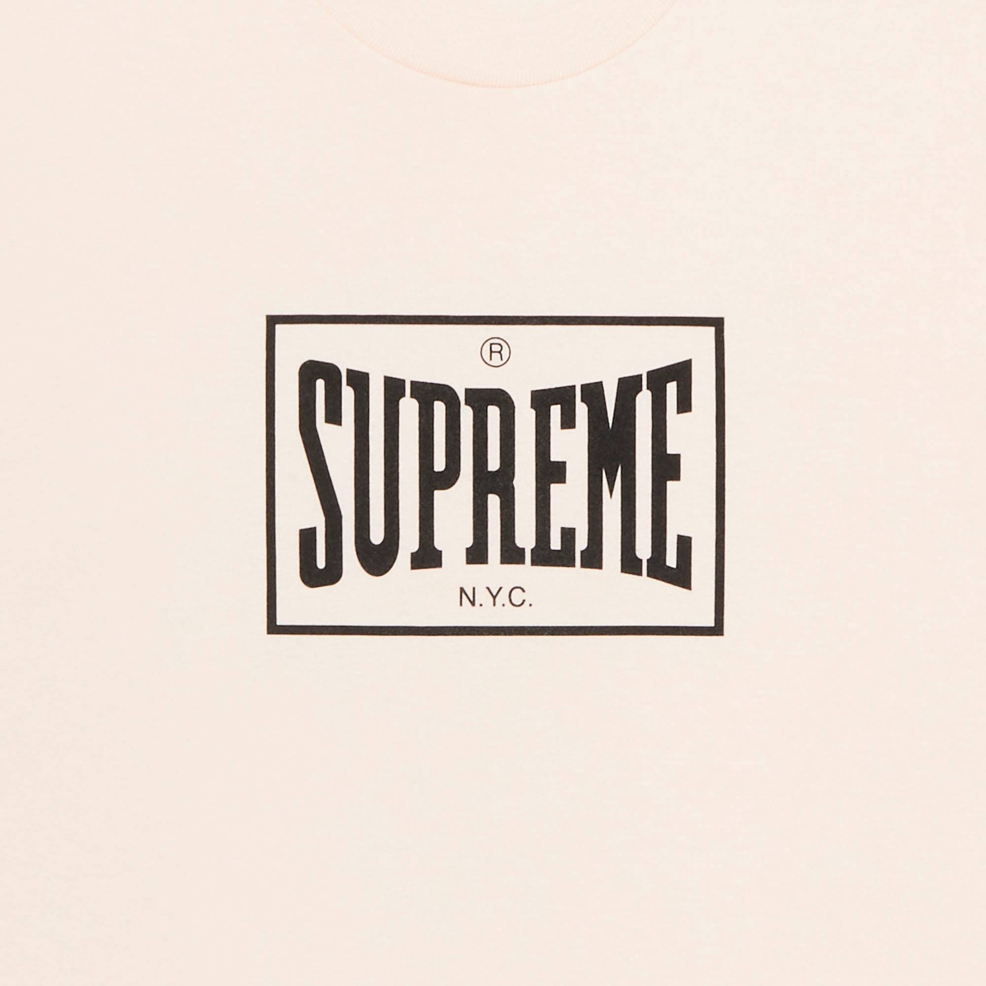 Supreme Warm Up Tee 'Pale Pink' - 2