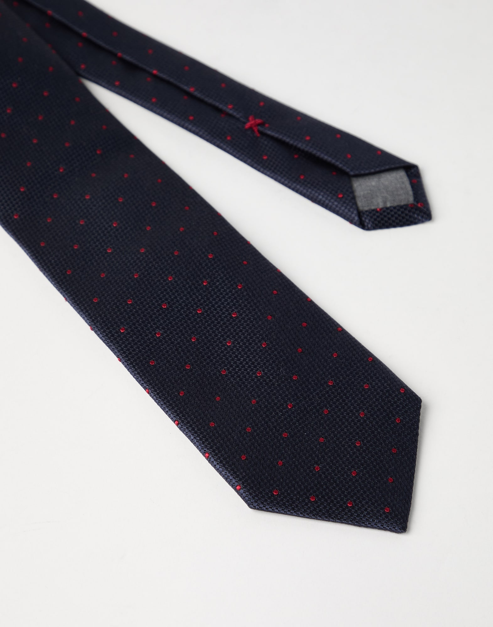 Spotted silk tie - 2
