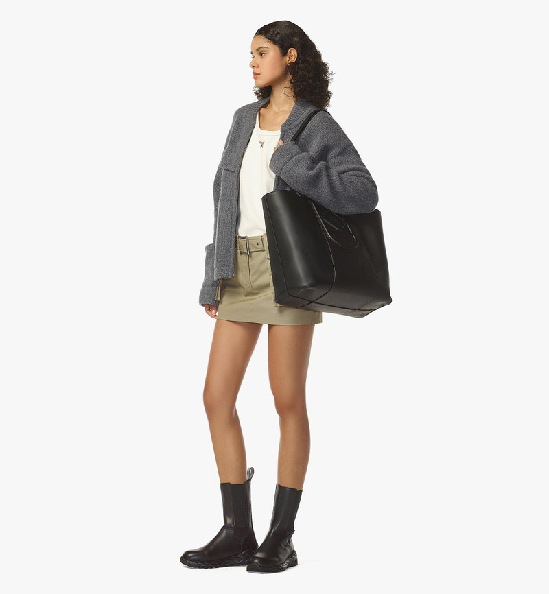 MCM Mode Travia Tote in Calf Leather outlook