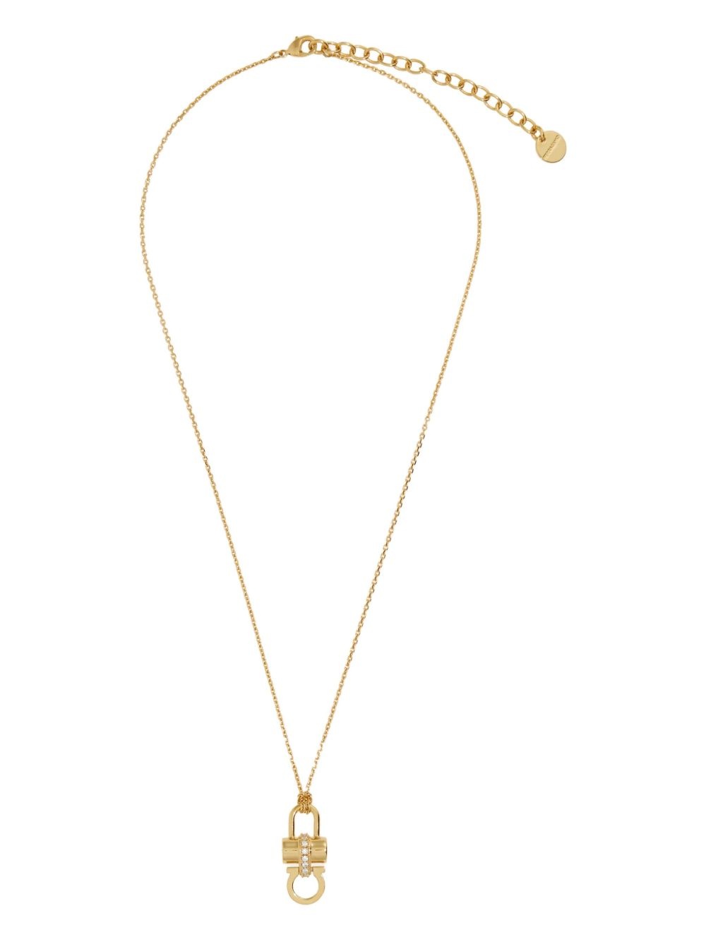 padlock pendant necklace - 1