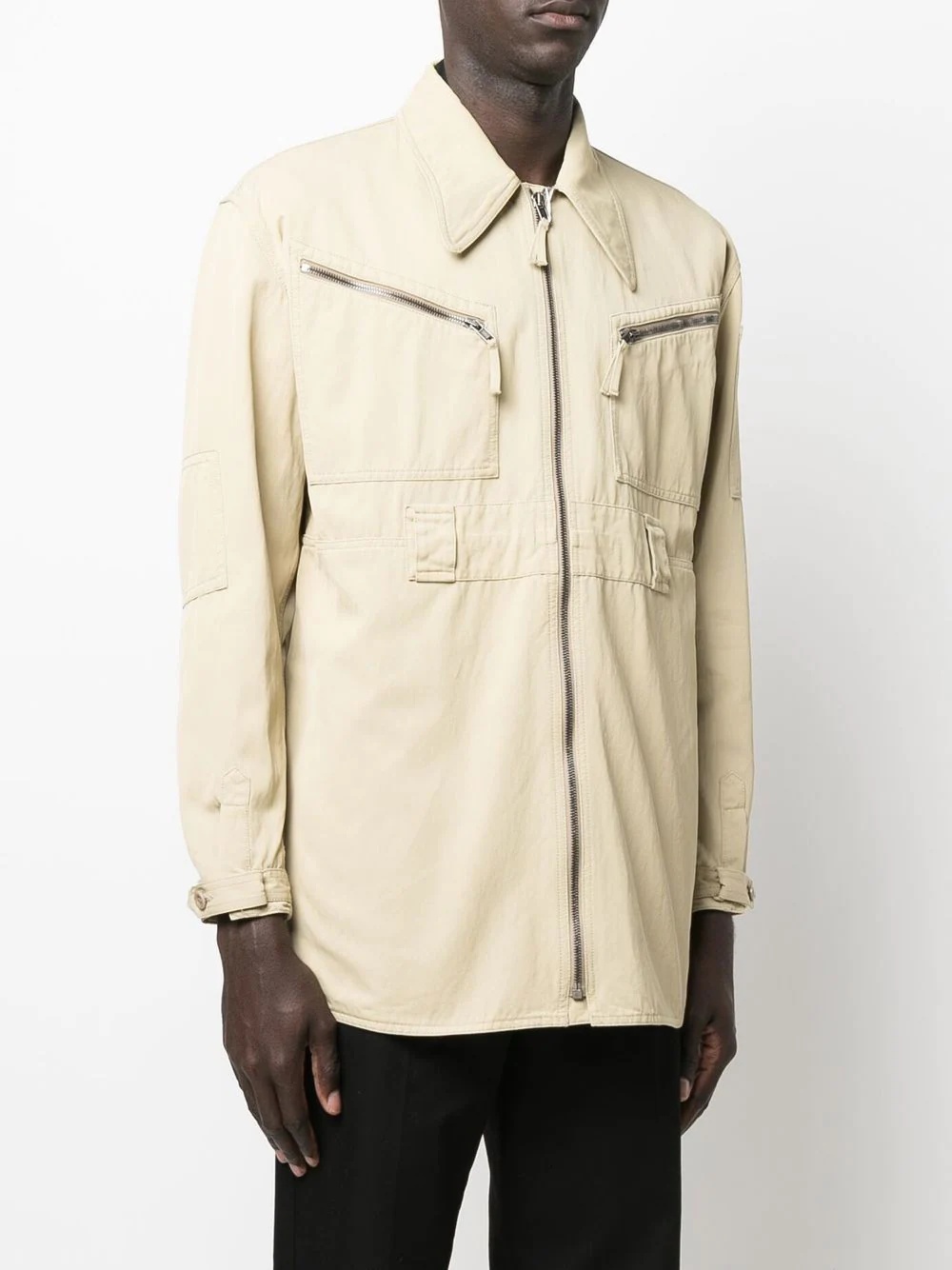 zipped-up fastening sports jacket - 3