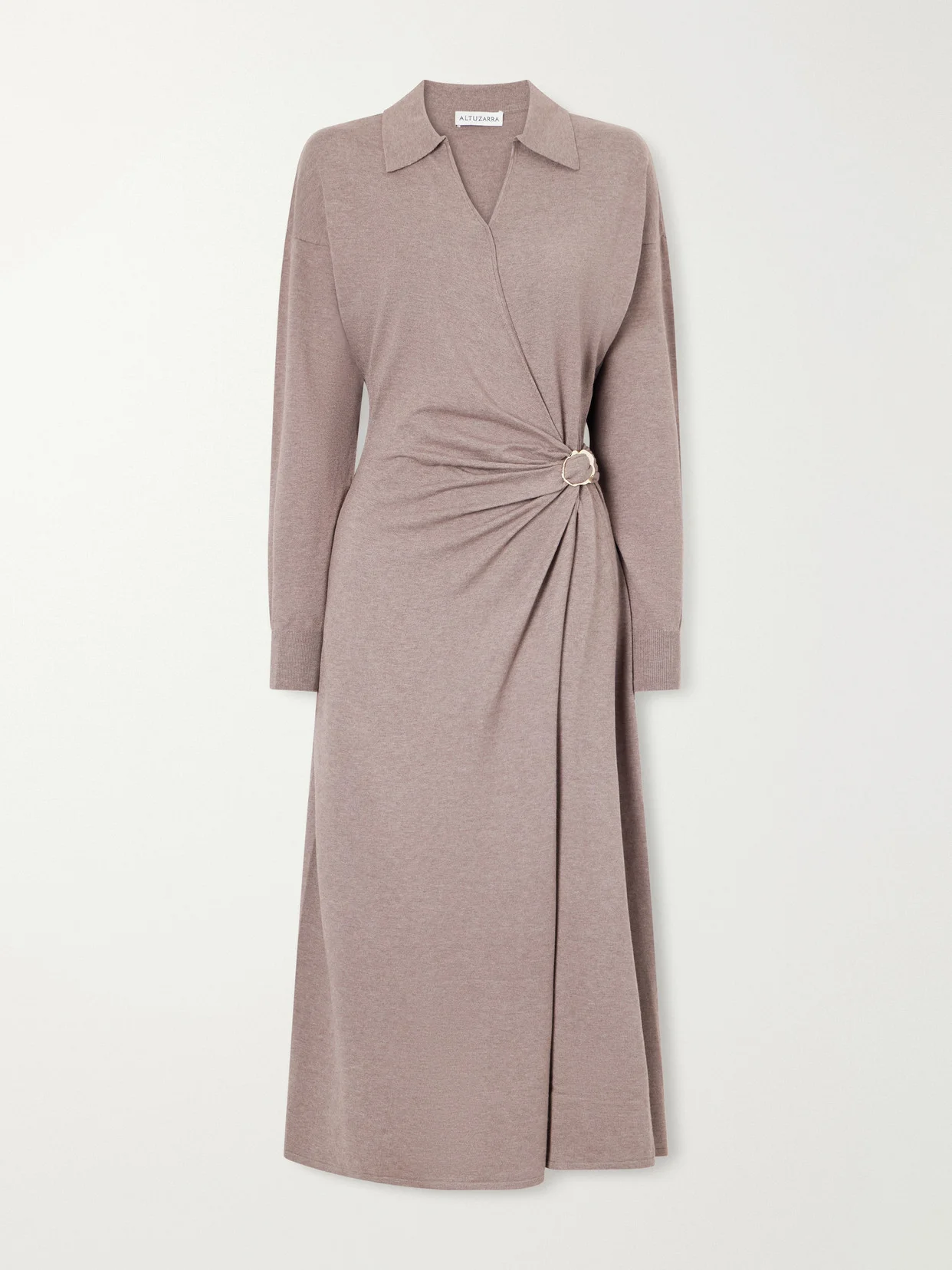 Ellington Draped Jersey Maxi Dress - 1