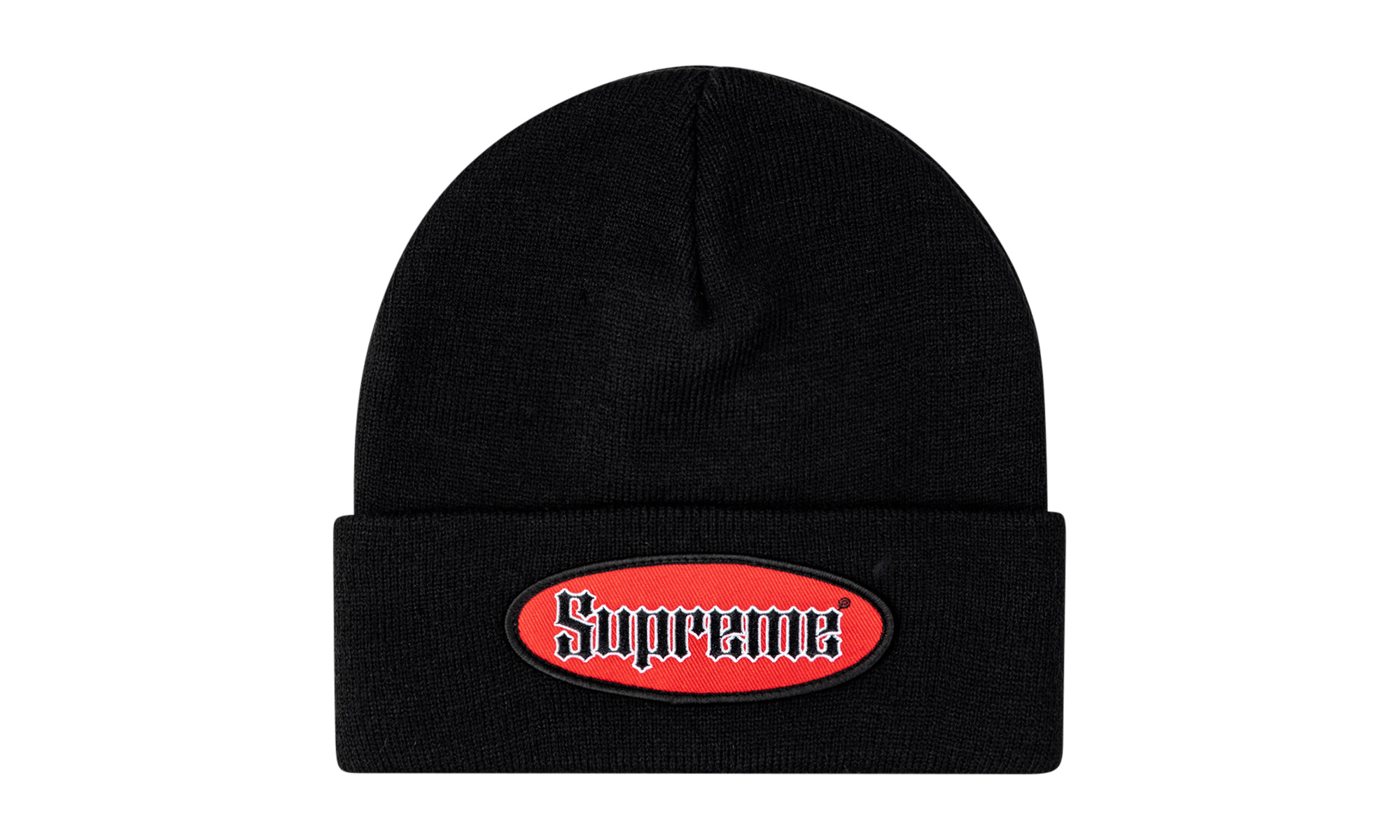 Oval Patch Beanie - 1