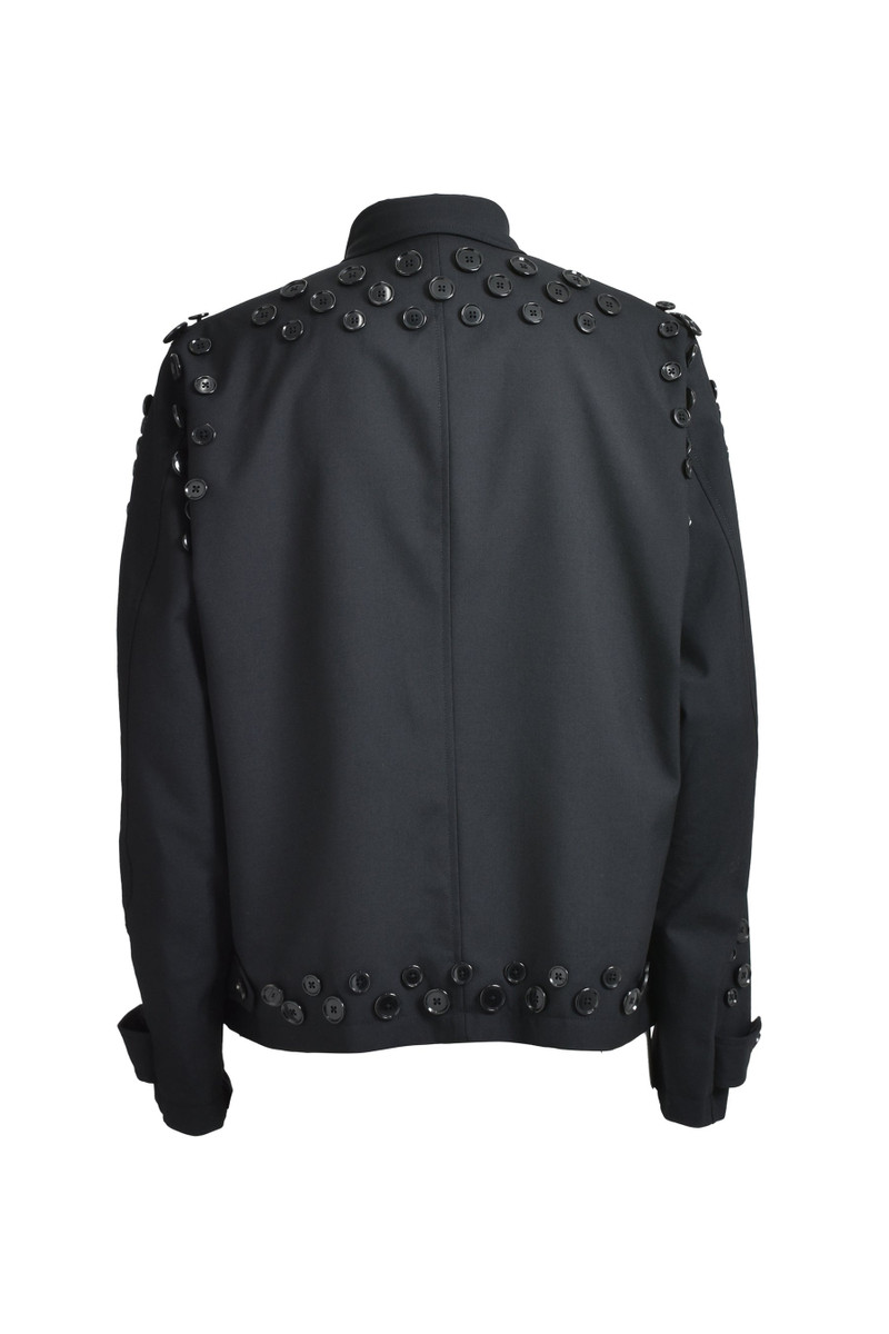 TAKAHIROMIYASHITA TheSoloist. ZIP UP BRIT JACKET.(BLACK BUTTONS) / BLK outlook