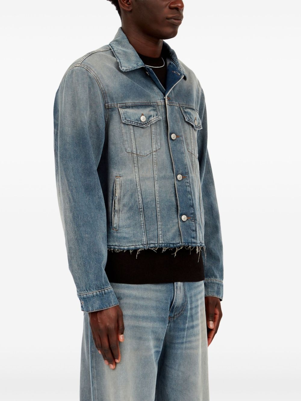 cotton denim jacket - 3