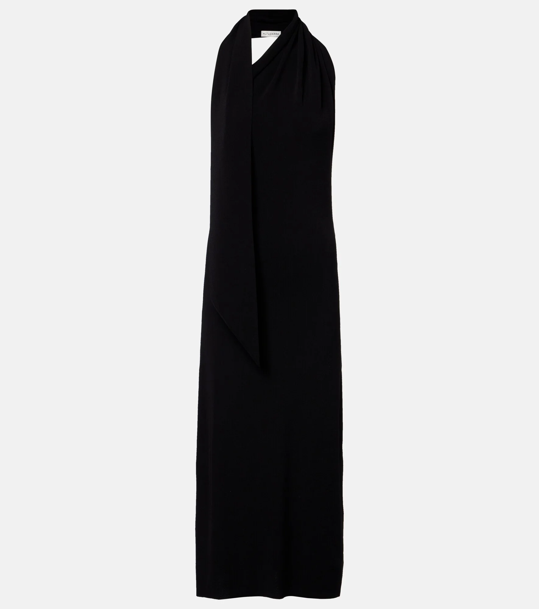 Mitchell scarf-detail midi dress - 1