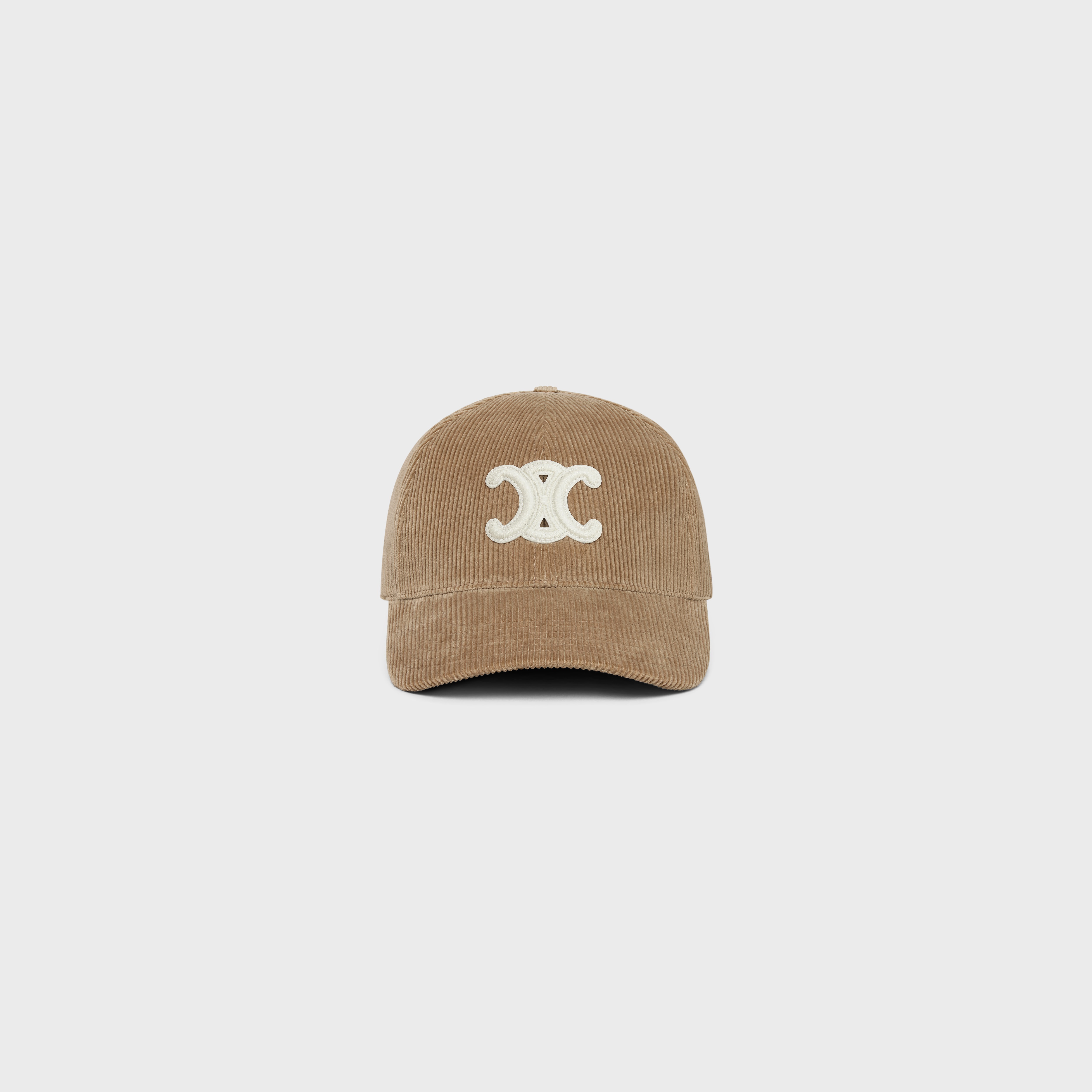 triomphe baseball cap in corduroy - 2
