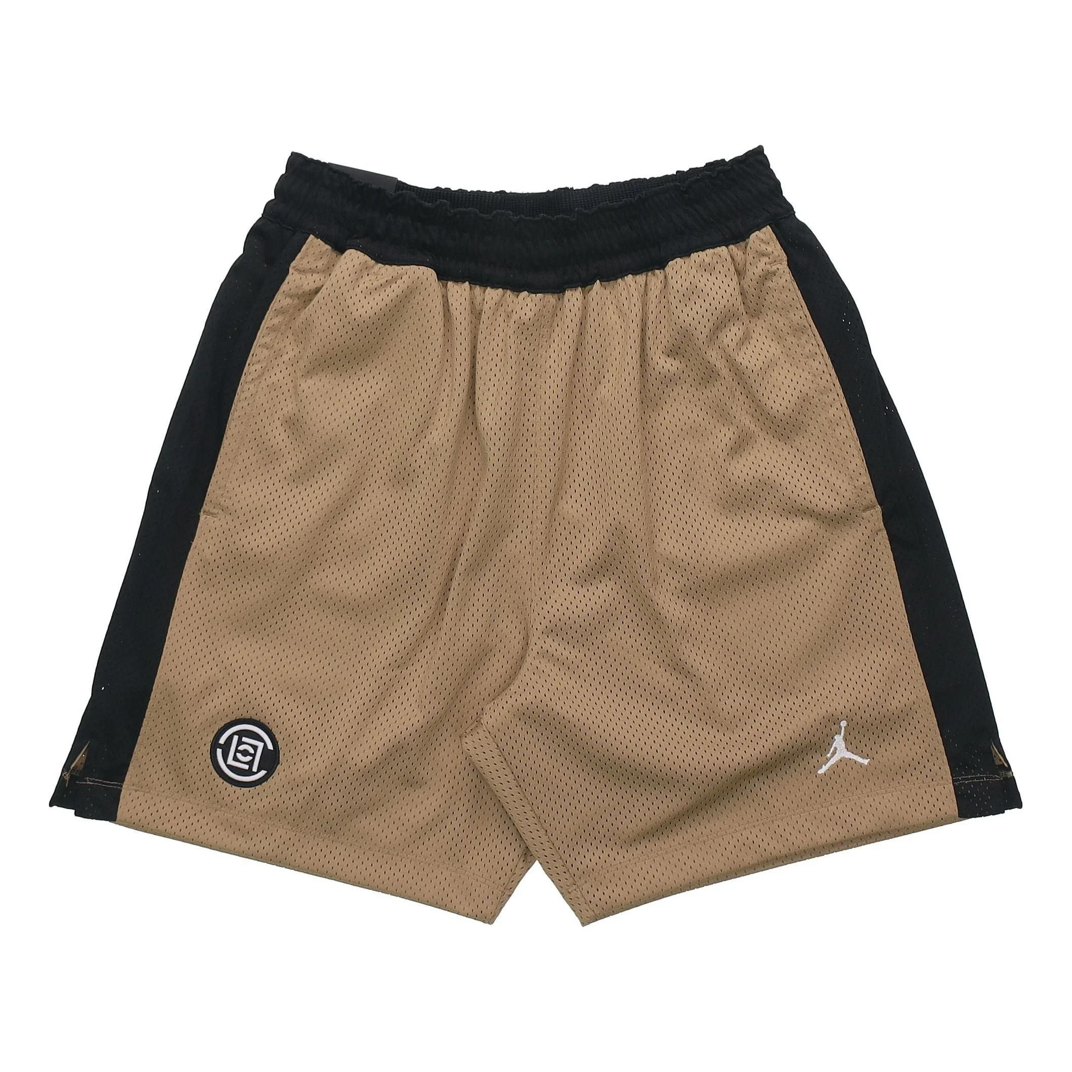 Air Jordan x CLOT Mesh Shorts Crossover Sports Asia Edition Beige AR8400-213 - 1