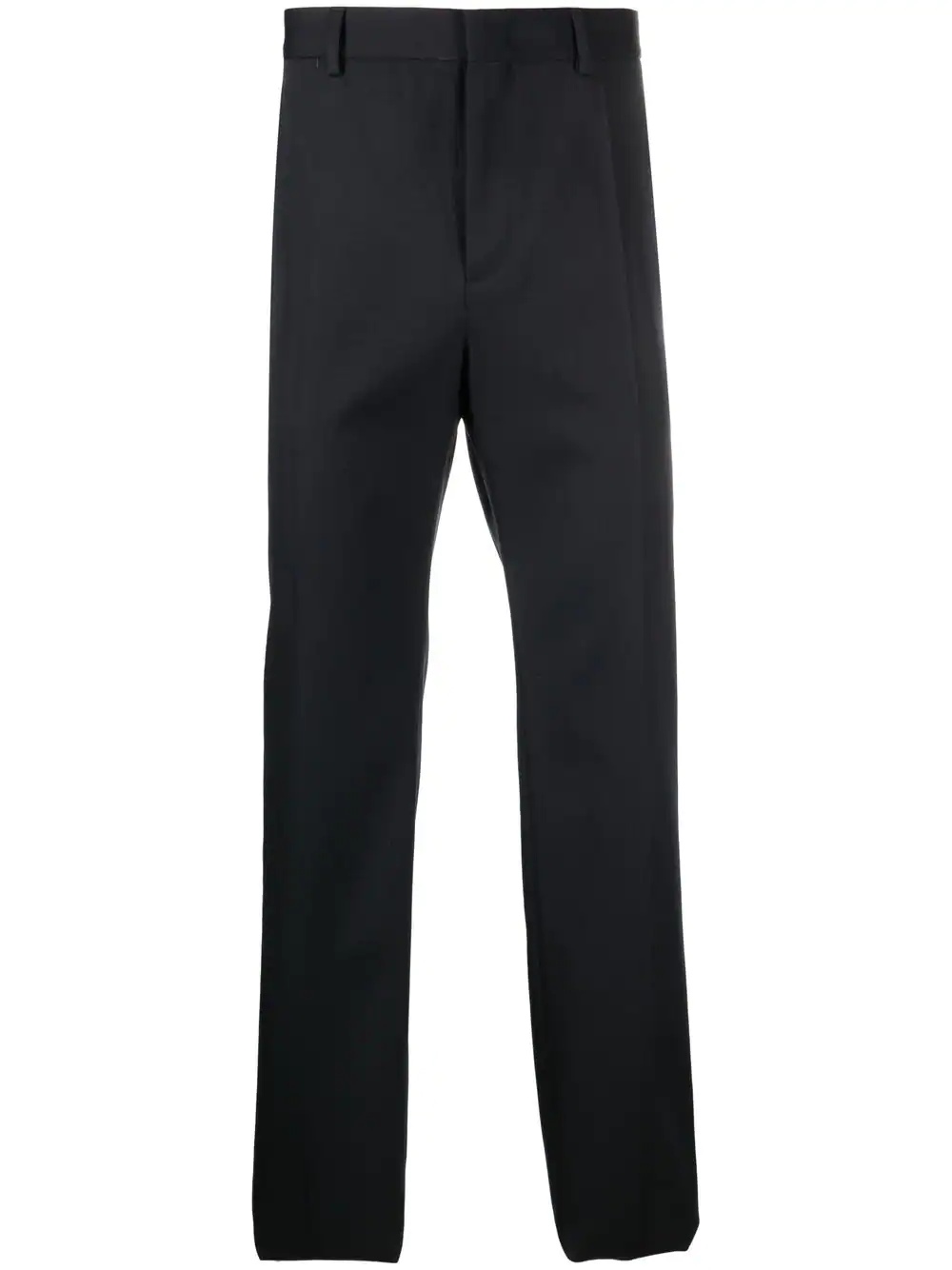 straight-leg tailored trousers - 1