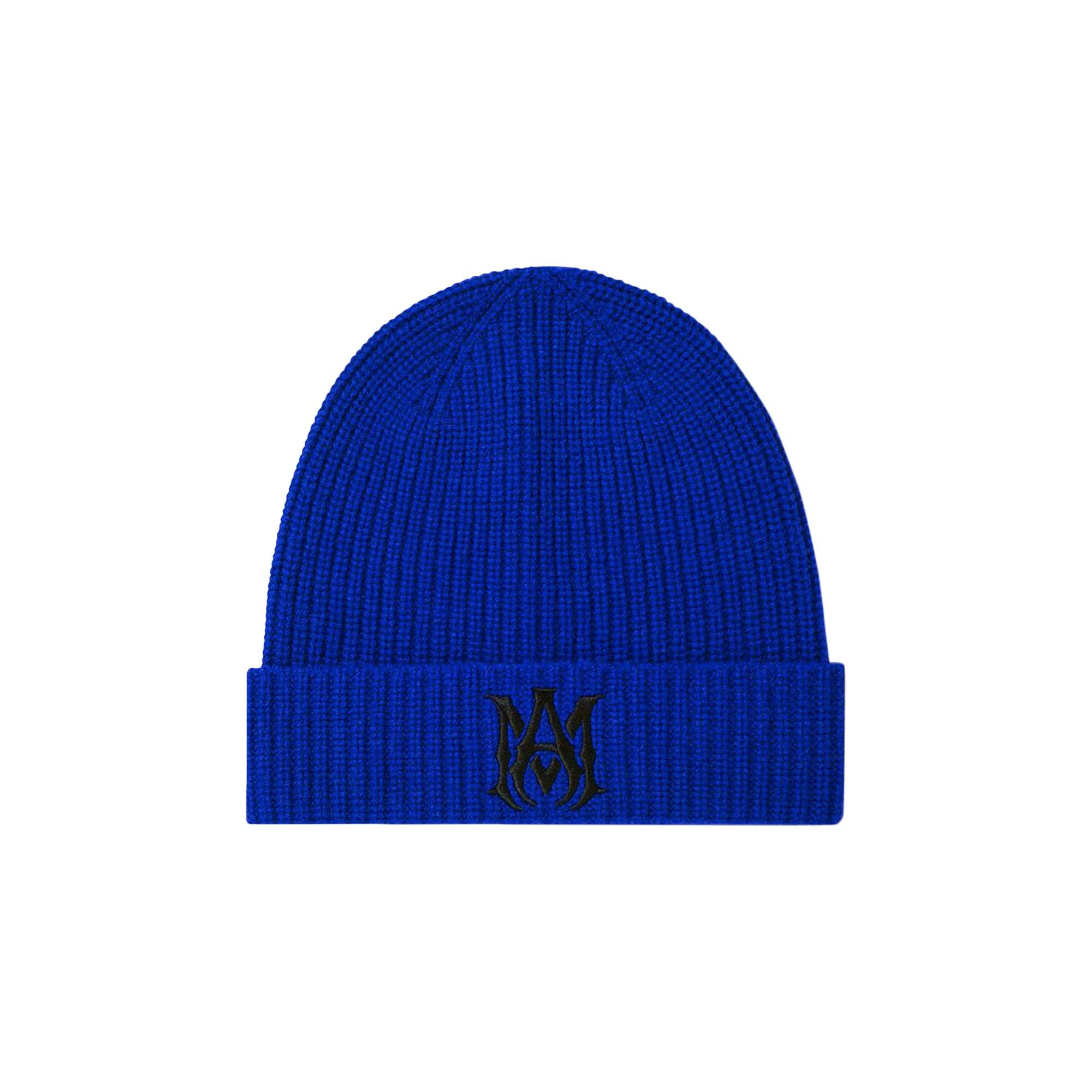 Amiri MA Logo Beanie 'Blue' - 1