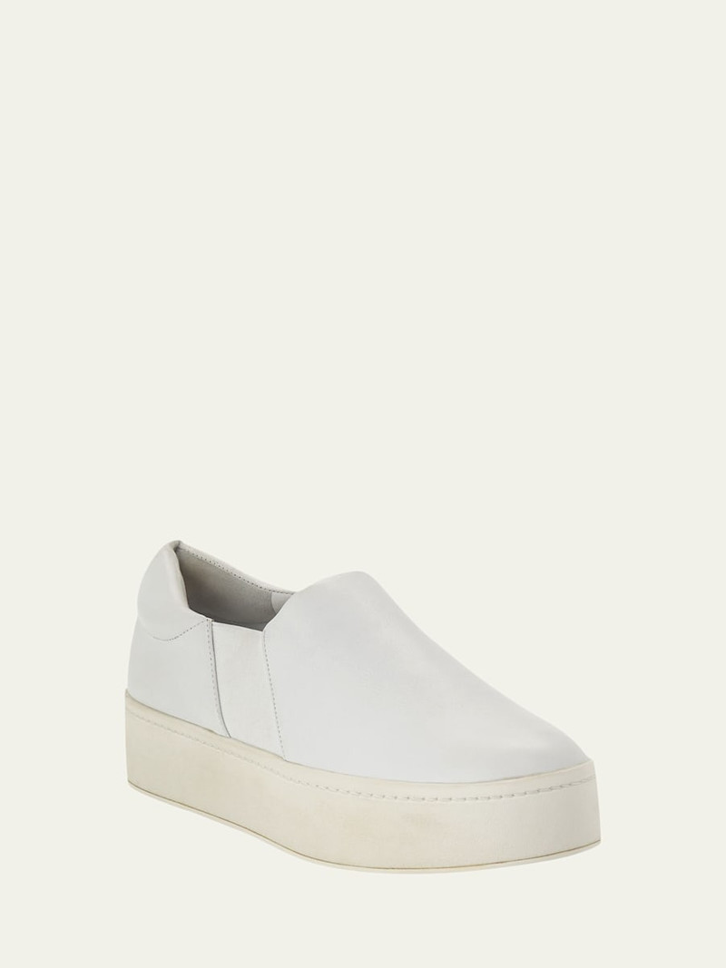 Vince Warren Leather Platform Skate Sneakers outlook