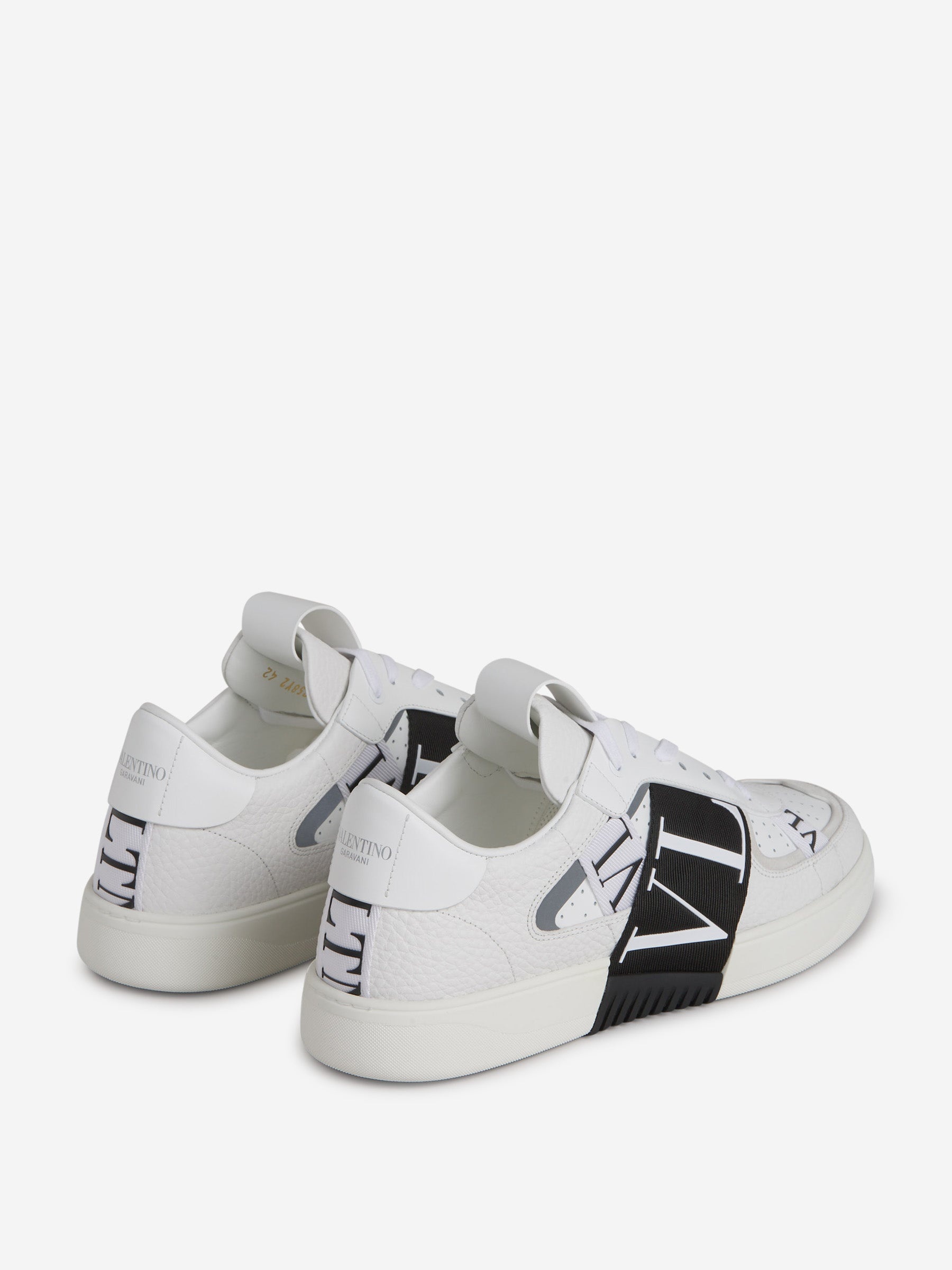 LEATHER LOGO SNEAKERS - 3