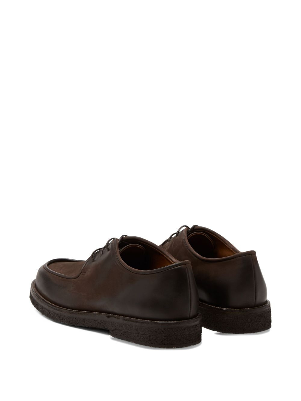 leather derby shoes - 4