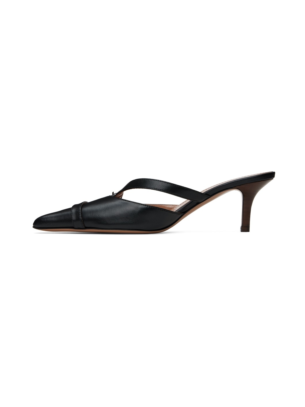 Black Ashley Embellished 65 Mules - 3