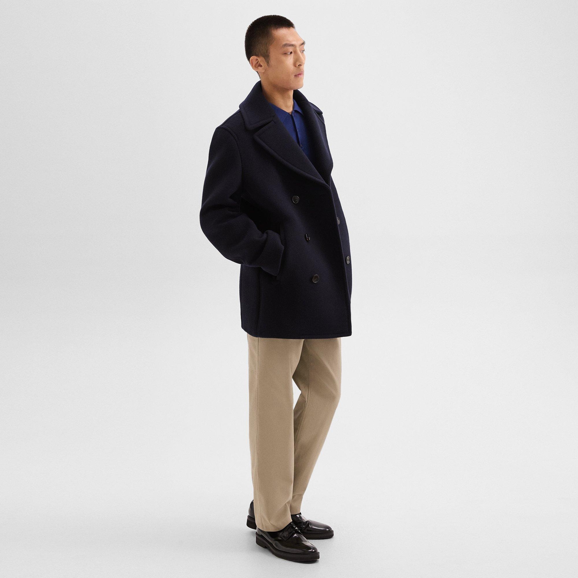 Peacoat in Recycled Wool - 3